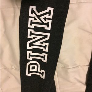 Dark Grey VS Pink leggings Size L